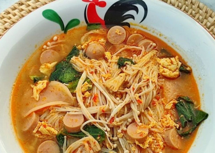 Seblak Jamur Enoki, Inovasi Kuliner Pedas yang Digemari Pecinta Makanan Kekinian