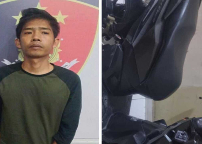 Gelapkan Motor, Pria di Tanjung Raja Ogan Ilir Keok Ditangkap Polisi di Kayuagung
