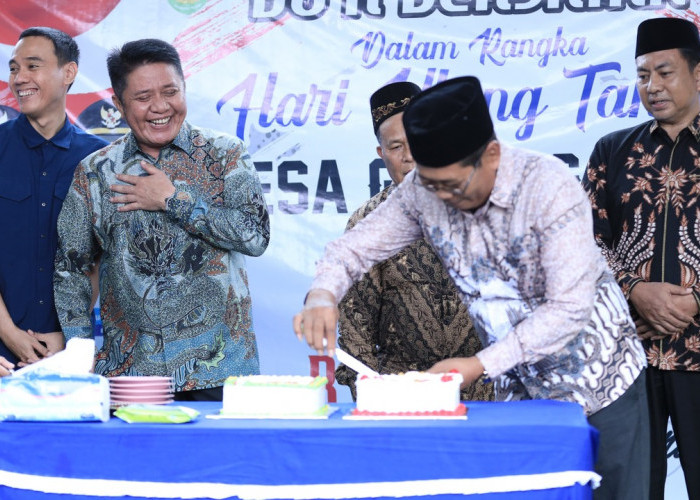 HUT ke-40 Desa Gedung Rejo: Gubernur Herman Deru Ajak Warga Introspeksi dan Bangun Desa Bersama