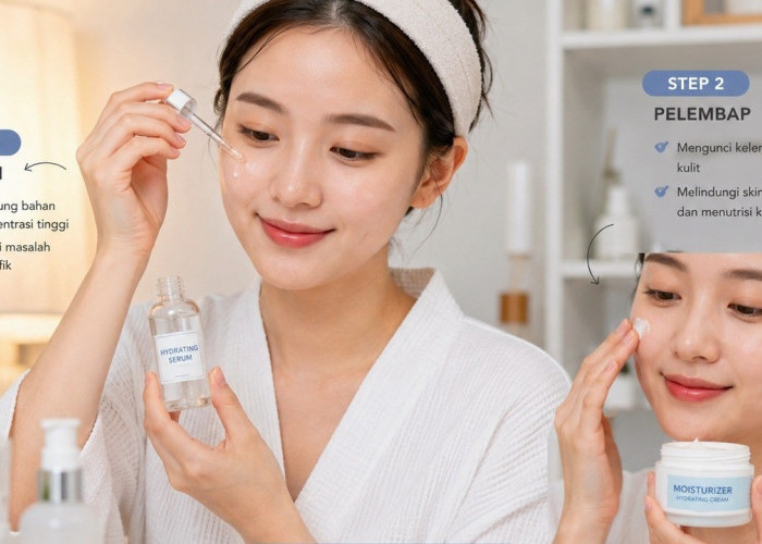 Serum dan Pelembap, Sama-Sama Penting untuk Kulit: Kenali Perbedaan dan Cara Pakainya yang Tepat