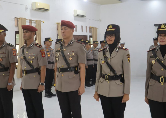 Iptu Rama Juliani Resmi Jabat Kasat Lantas Polres Prabumulih, Iptu Rendi Ramadhona Jabat Kasat Reskrim