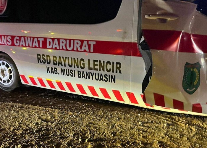 Gerak Cepat Pemkab Muba Selamatkan Sopir, Perawat, dan Pasien Ambulans RS Bayung Lencir Pasca Kecelakaan