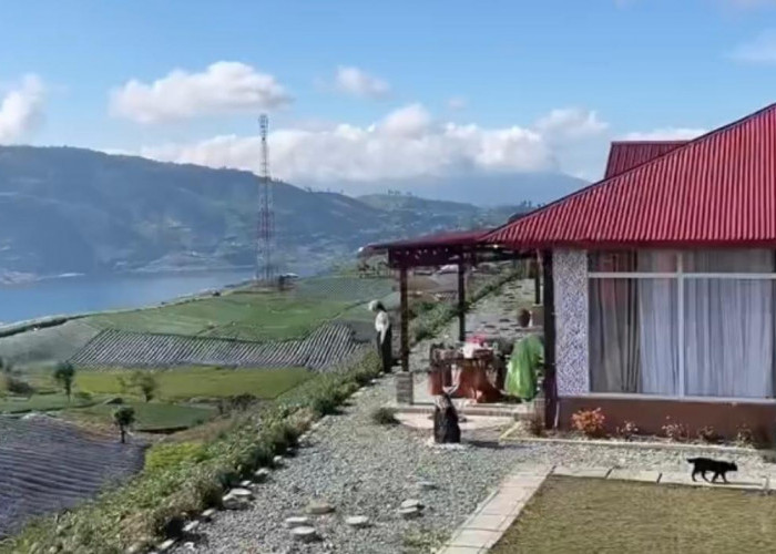 Villa Alahan Panjang Sumatera Barat, Langsung Dapat Tiga View Danau yang Mempesona