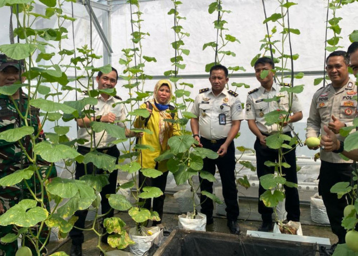 Dinas Pertanian Muba Kunjungi Lapas Sekayu, Tinjau Program Ketahanan Pangan 