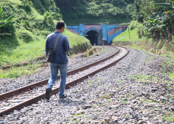 Wow, Ternyata Kabupaten Ini Miliki Terowongan KA Paling Panjang di Sumsel