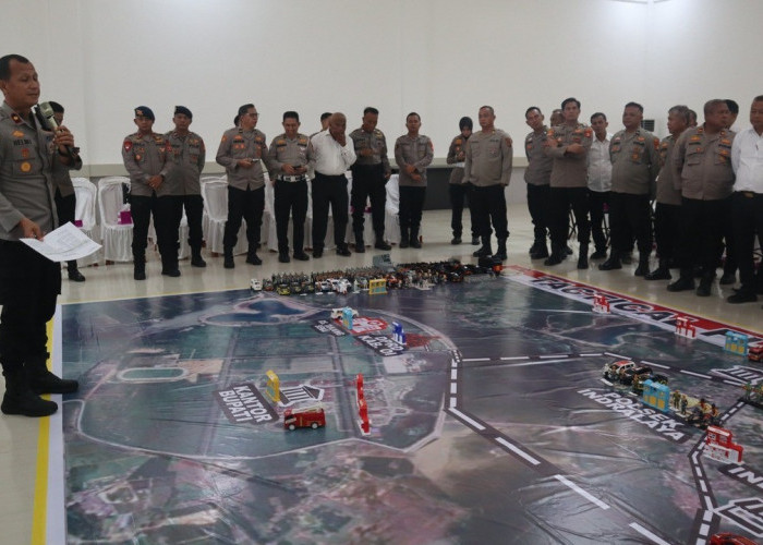 Polres Ogan Ilir Gelar Tactical Floor Game, Benarkah Akan Ada Demo?
