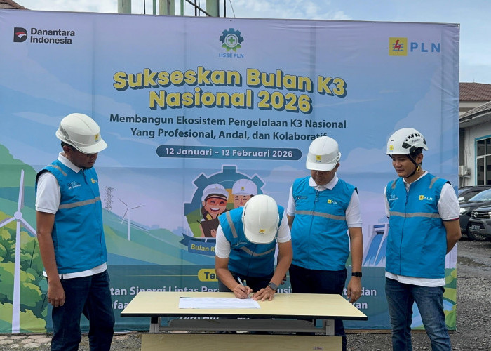 PLN Bengkulu Perkuat Budaya Zero Accident di Bulan K3 Nasional 2026,Tegaskan Komitmen Keselamatan dan Lingkung