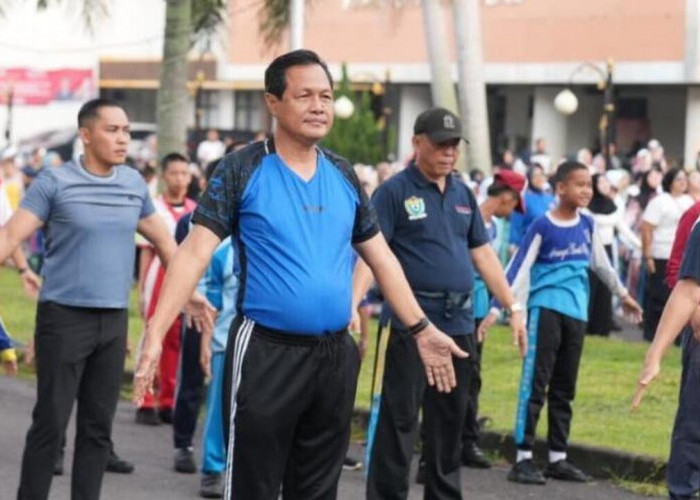 Ribuan Warga Antusias Ikuti Senam Asma Indonesia