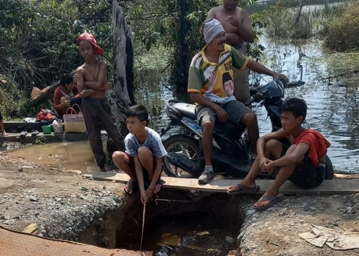 Box Culvert Desa Tanjung Batu Seberang Ogan Ilir Amblas