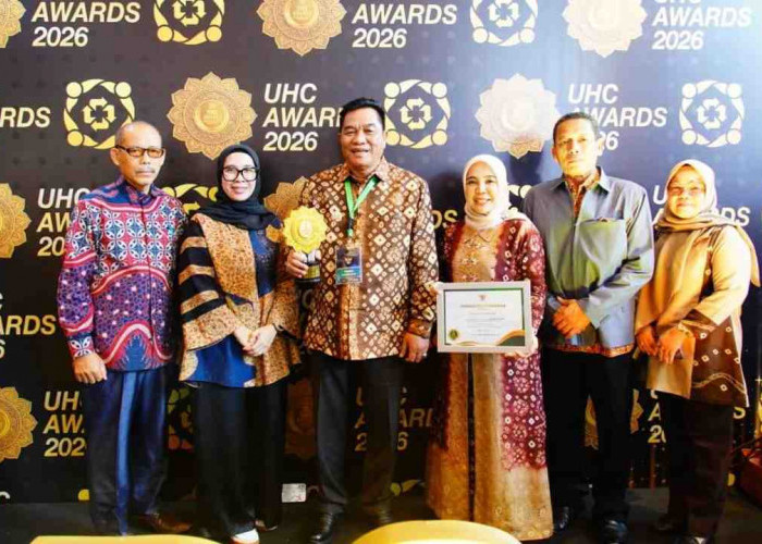 Capaian UHC 98,65 Persen, Kabupaten Musi Banyuasin Sabet UHC Awards 2026 Kategori Pratama