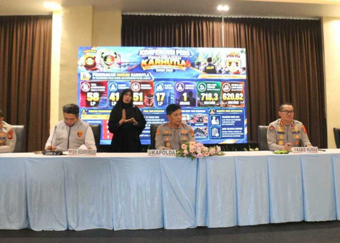 Polda Sumsel Tangani 17 Laporan Karhutla Kluster Korporasi, Area Konsesi 620,62 Hektare Disegel
