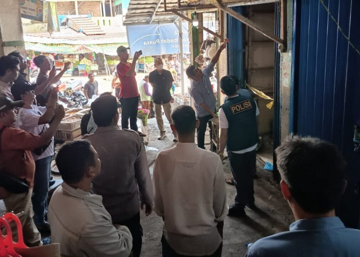 Kasus 6 Kios Pasar Pucok OKU Dipolice Line, Polisi Turun Lagi Olah TKP