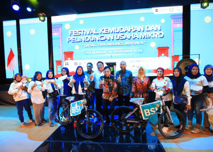 Festival Kemudahan dan Perlindungan Usaha Mikro di Sumsel Perkuat Legalitas, Pembiayaan, dan Daya Saing UMKM