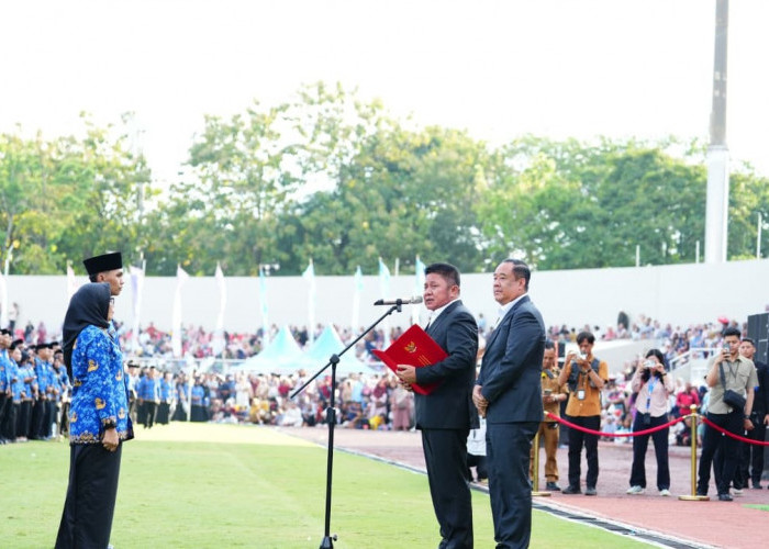 Resmi! Pemprov Sumsel Kukuhkan 5.990 PPPK Paruh Waktu, Herman Deru Beri Pesan Tegas.