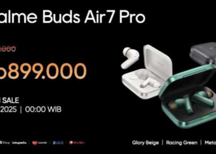 realme Buds Air7 Pro Resmi Diluncurkan: TWS Canggih dengan AI Translator dan ANC 53dB