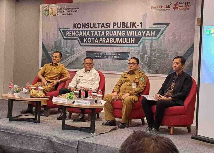 Hadiri Konsultasi Publik RTRW Kota Prabumulih, H Arlan Tekankan Pentingnya Tata Ruang Berkelanjutan