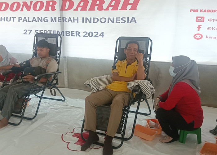 PMI OKI Peringati HUT ke-79 : Targetkan Pengumpulan Darah Hingga 50 Kantong!