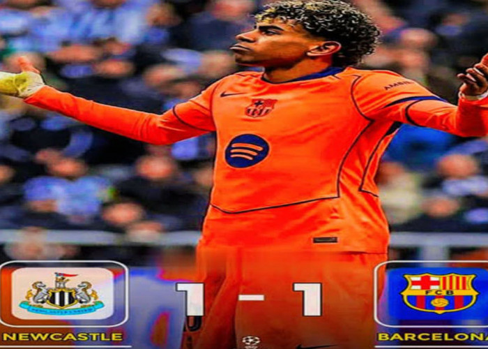 Hasil Liga Champions: Duel Sengit Barcelona vs Newcastle Berakhir 1-1.