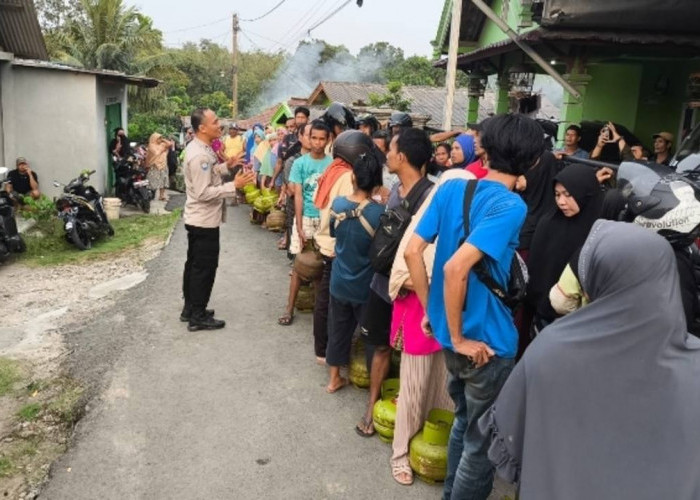 Polres Muara Enim Kawal Distribusi LPG 3 Kg 