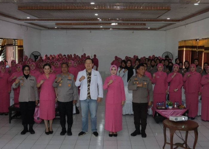 Cegah Kanker Payudara, Polres Lubuklinggau Beri Edukasi Polwan dan Bhayangkari