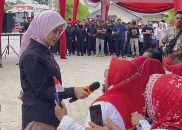 Siti Atikoh Temui Ribuan Kader Posyandu di Palembang, Ingin Tingkatkan Pelayanan Posyandu