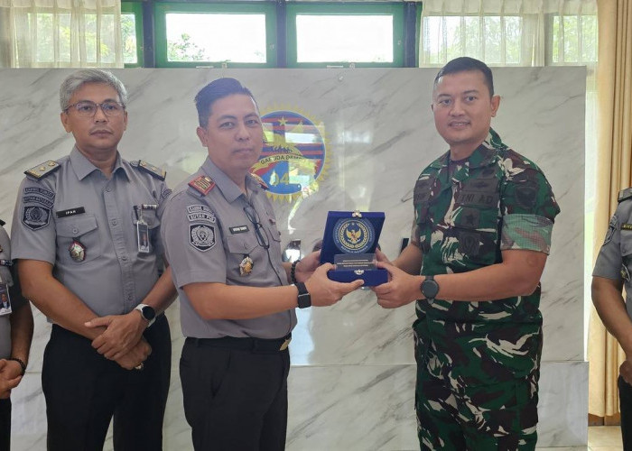 Perkuat Sinergitas dan Jalin Silaturahmi, Karutan Baturaja Kunjungi Dandim 0403/OKU
