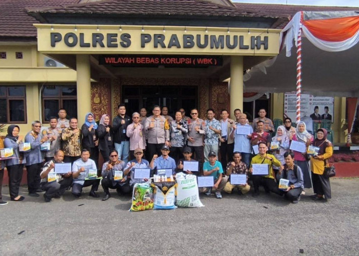 Polres Prabumulih Salurkan Bantuan CSR untuk Dukung Ketahanan Pangan Melalui Program P2LP