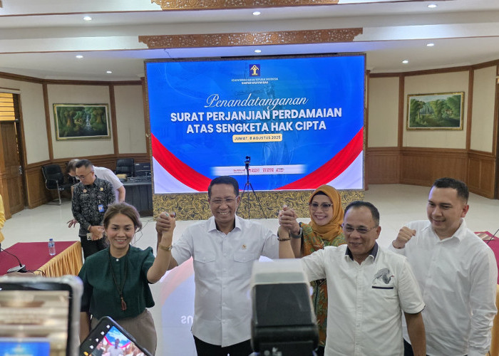 Disaksikan Menkum, Mie Gacoan dan LMK SELMI Sepakat Berdamai