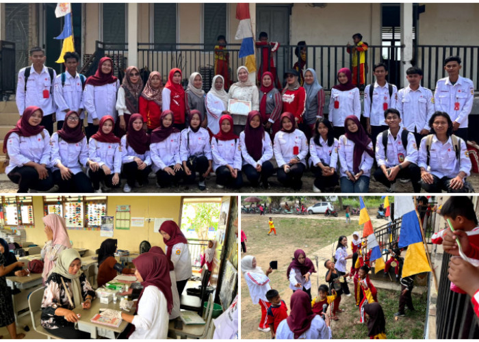 KSR PMI UNSRI Meriahkan HUT RI dengan Lomba dan Layanan Kesehatan di SDN 10 Indralaya Utara
