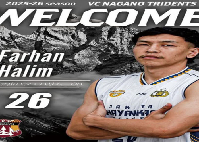 Farhan Halim Resmi Perkuat VC Nagano Tridents di Liga Jepang 2025/2026
