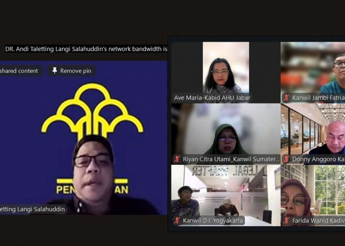 Akselerasi Kemudahan Berusaha, Kanwil Kemenkum Sumsel Perkuat Komitmen Target 185 Perseroan Perorangan