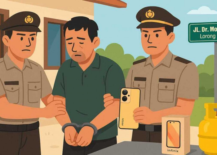 Bobol Kontrakan di Pagi Hari, Pencuri Gas dan HP Diringkus Polisi
