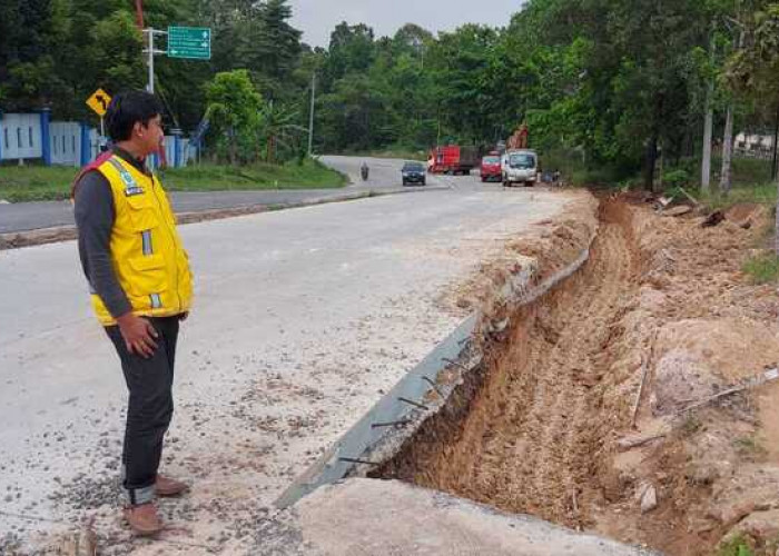 Capai 24 Persen, Proyek Jalan Lingkar Kota Prabumulih Terkendala Hujan dan Infrastruktur Pipa