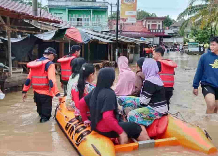 Hujan Deras, Sejumlah Pemukiman Warga Kabupaten OKU Banjir, Begini Kondisinya...