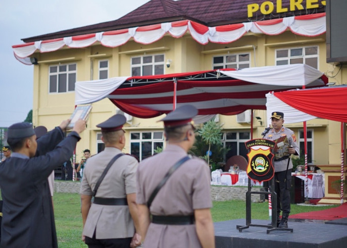 Sertijab di Lingkungan Polres OKI : Kompol Harsono Jabat Wakapolres