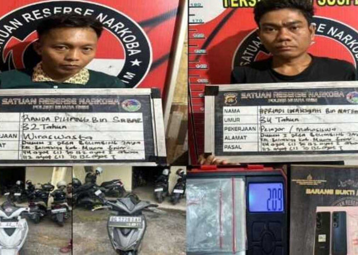Dua Pengedar Dibekuk Dikontrakan