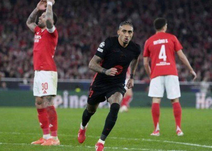 Main 10 Orang, Barcelona Bungkam Benfica di Kandang!