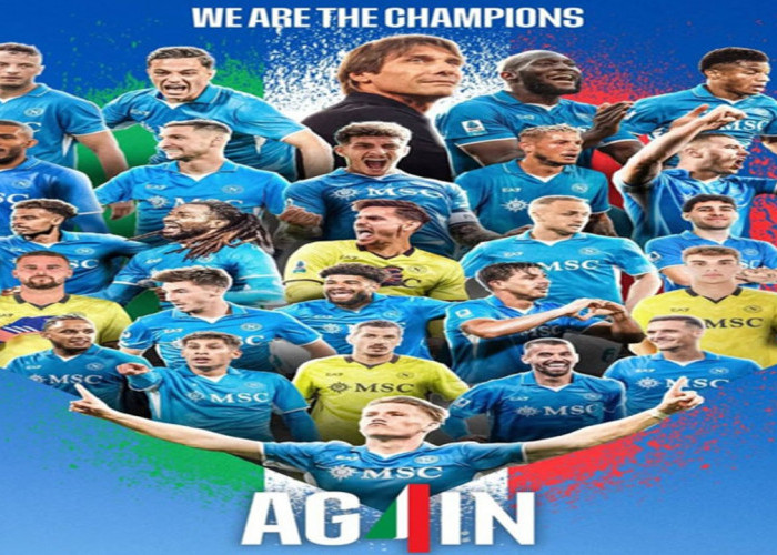 Napoli Juara Serie A 2024/2025! Scudetto Ke-4 Diraih Usai Kalahkan Cagliari di Laga Terakhir