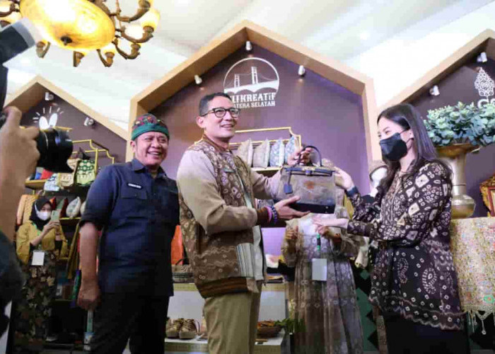 Menparekraf Sandiaga Uno Launching BKS, Gubernur Deru Optimistis Ekonomi Sumsel Meningkat Signifikan