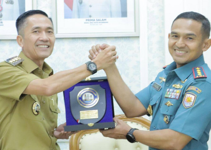 Lanal Palembang dan Pemkot Palembang Pastikan Keamanan dan Kelancaran Mudik Lebaran