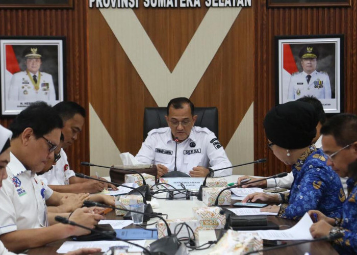Sekda Edward Candra Pimpin Rapat Finalisasi, Sumsel Targetkan Sukses Gelar Pornas Korpri XVII 2025