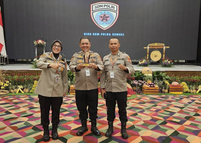 Polres Prabumulih Raih Dua Penghargaan di Rakernis SDM Polda Sumsel 2025