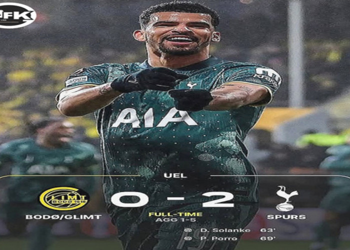 Hasil Bodo/Glimt vs Tottenham: Spurs Melaju ke Final, MU Sudah Menunggu!