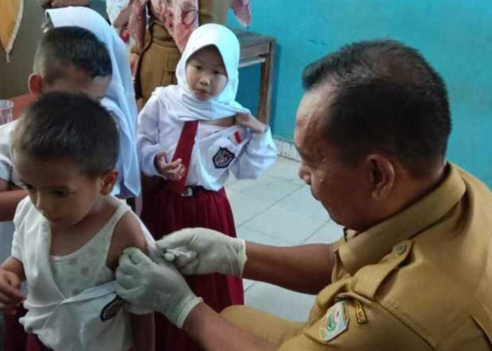 Dinkes OKU Kejar Target Pemberian Vaksin Tetanus-difteri Pada Siswa