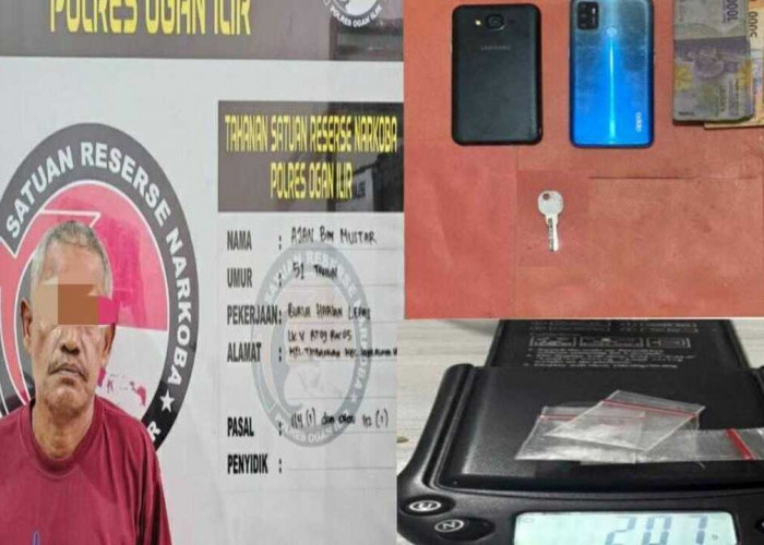 Pengedar Sabu Ditangkap di Timbangan, Polisi Sita Tiga Paket dan Dua Ponsel