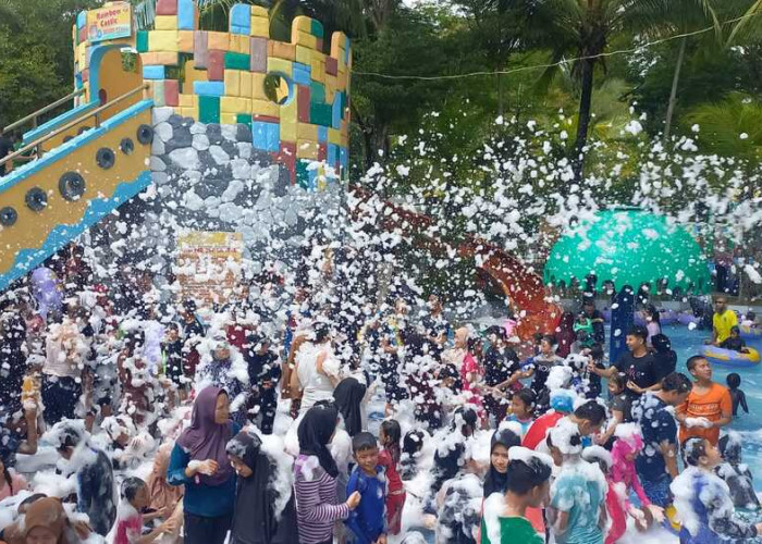 Seru, Mandi Busa di Opi Waterfun Bikin Libur Lebih Menarik Serta Potongan Harga Tiket 10 Persen