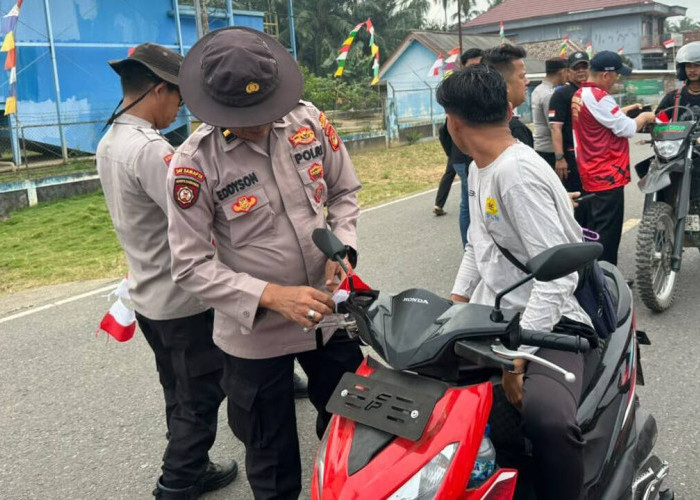 Semarakkan HUT ke-81 RI di Sanga Desa, Ini yang dilakukan Polsek Sanga Desa