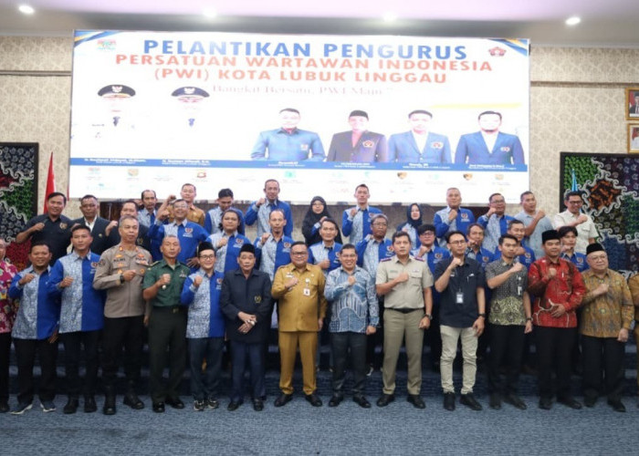 Pengurus PWI Kota Lubuklinggau Resmi Dilantik, Supriyadi : PWI Siap Bersinergi dengan Pemerintah 