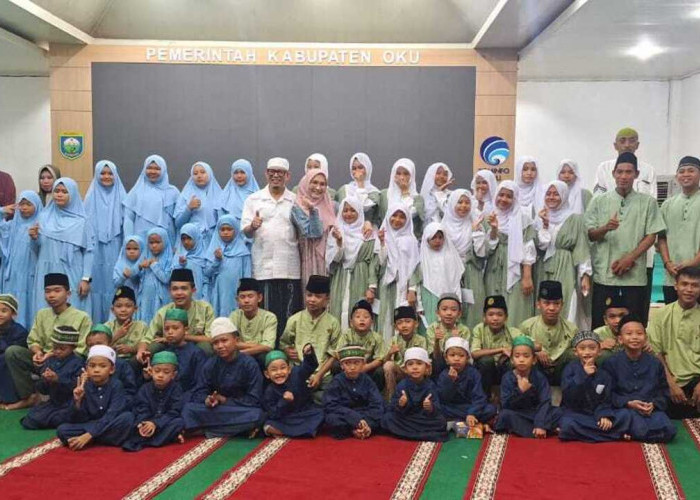 Bupati OKU Peduli, Ajak Santri dan Yatim Piatu Berbagi Verita dan Kebahagiaan