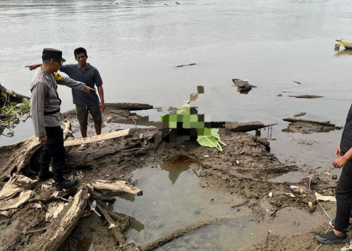 Dua Hari Hilang di Sungai Ogan, Yanto Ditemukan Meninggal di Tepian Desa Tanjung Serian